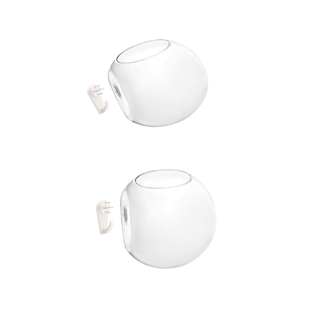 2 x Wall Hanging Planter Glass Hydroponic Vase Plant Pot Terrarium Ball 10cm