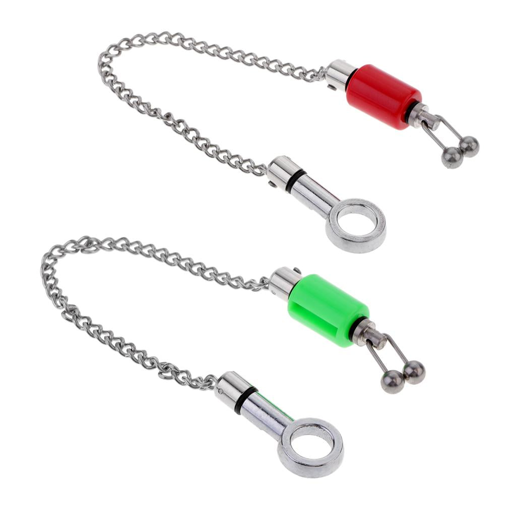 2pcs Chain Indicators Carp Fishing Bite Alarm Indicators Bobbin