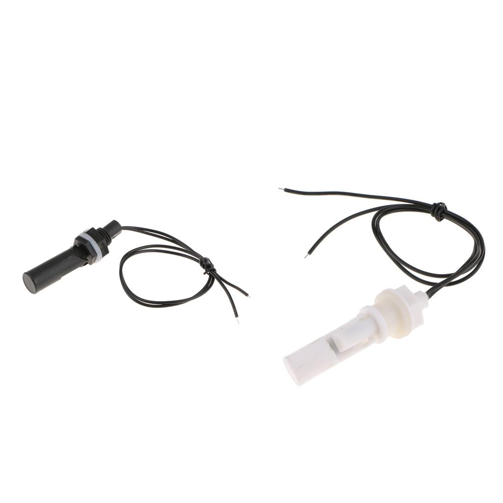 2 Pcs Water Level Sensor Horizontal Liquid Aquarium Float Switch Tool Tank