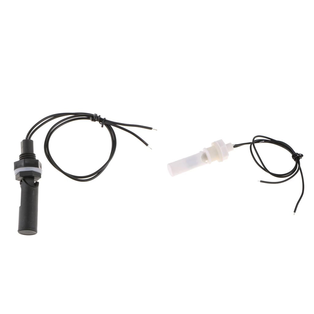 2 Pcs Water Level Sensor Horizontal Liquid Aquarium Float Switch Tool Tank
