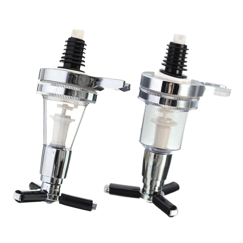 2pcs Spirit Drinks Dispenser Bar Optic Wine Cocktail 30ml + 45ml Bar Party