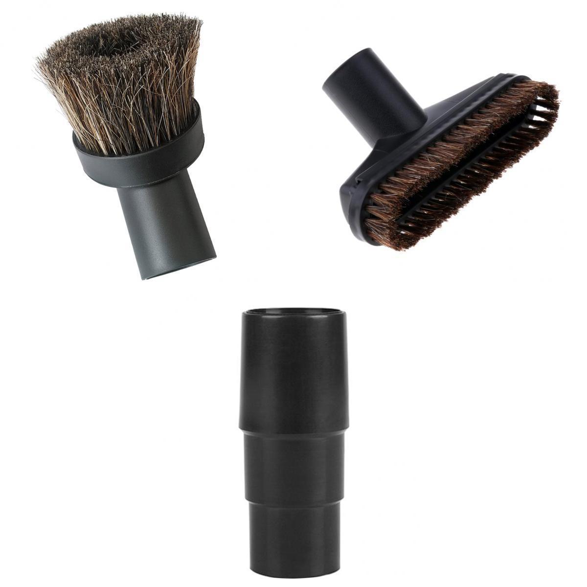 32mm Vacuum Cleaner Bristle Dust Brush Soft Brush with Adapter Converter Kit