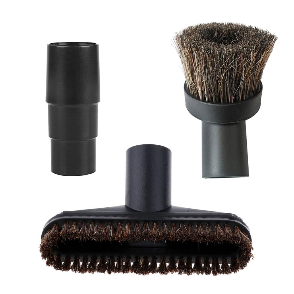 32mm Vacuum Cleaner Bristle Dust Brush Soft Brush with Adapter Converter Kit