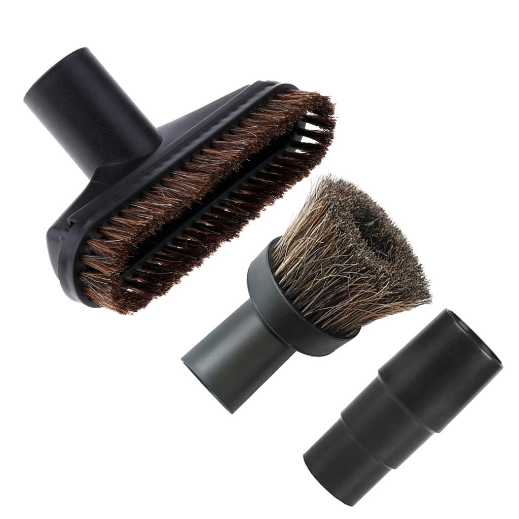 32mm Vacuum Cleaner Bristle Dust Brush Soft Brush with Adapter Converter Kit