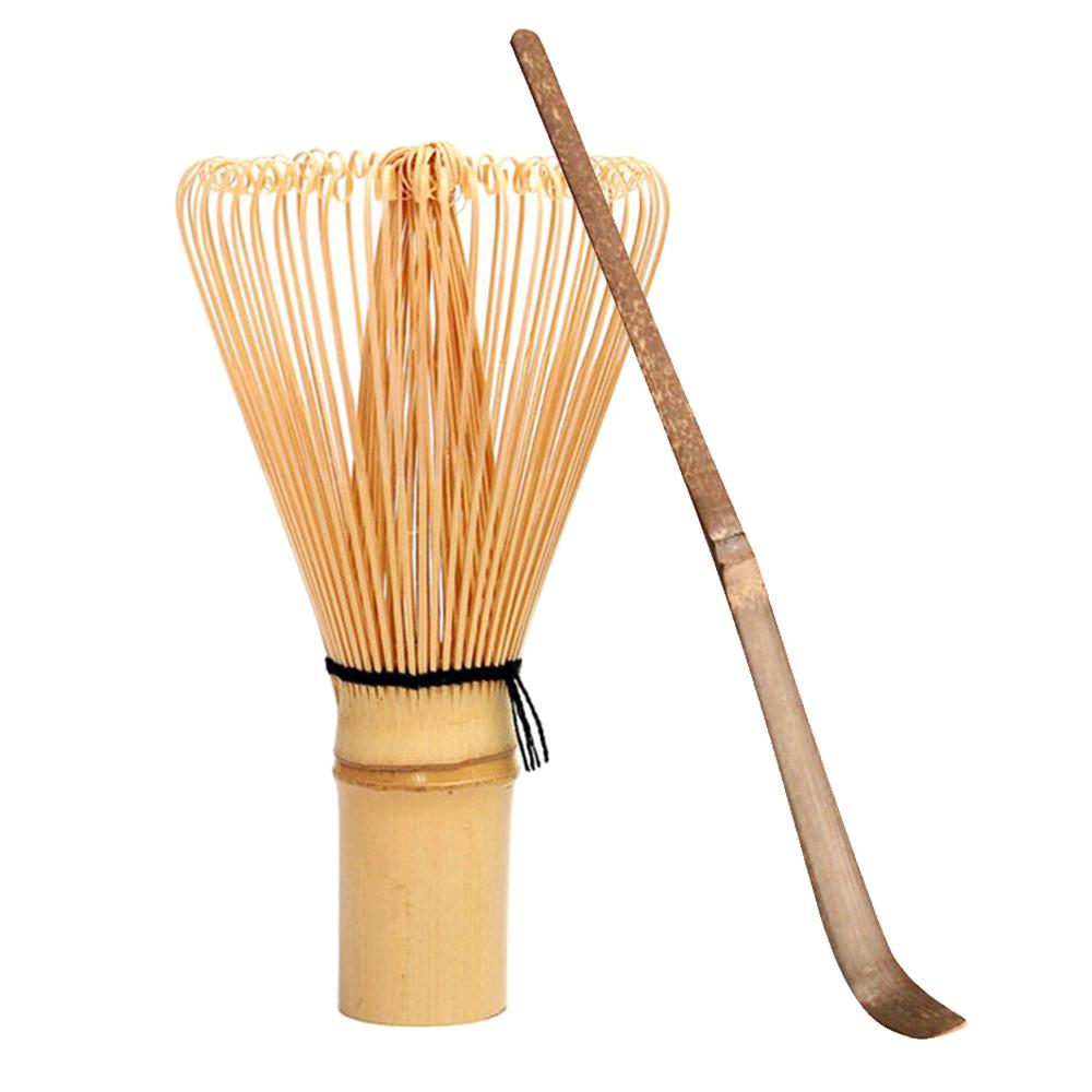 Bamboo Chasen Matcha Powder Whisk Japanese Tea Ceremony Accessory with Spoon