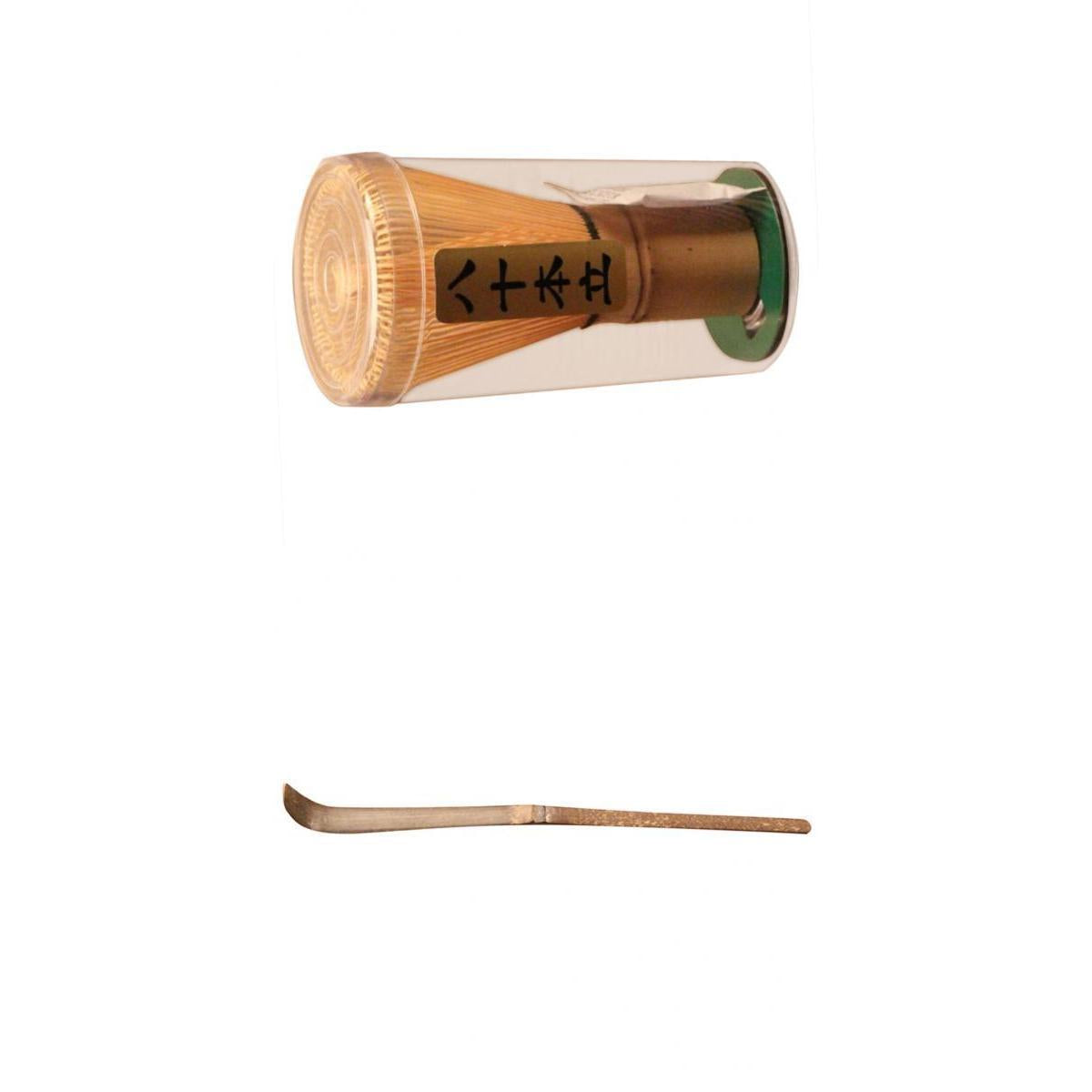 Bamboo Chasen Matcha Powder Whisk Japanese Tea Ceremony Accessory with Spoon