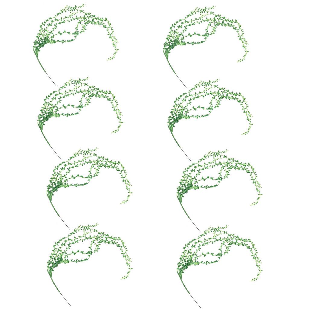 8x Artificial Flower String of Pearls Wall Hanging Succulents Plants 78cm