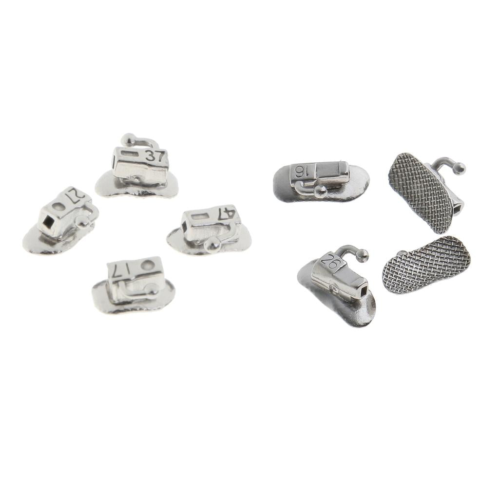 80pcs Stainless Steel Roth Second Molar 2nd & First 1st Buccal Tube Pack