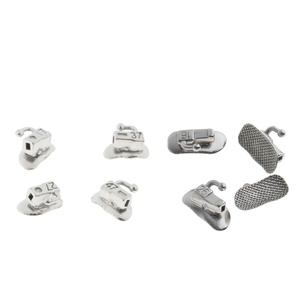80pcs Stainless Steel Roth Second Molar 2nd & First 1st Buccal Tube Pack