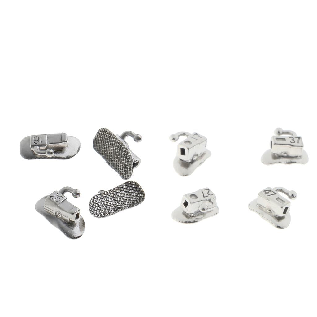 80pcs Stainless Steel Roth Second Molar 2nd & First 1st Buccal Tube Pack