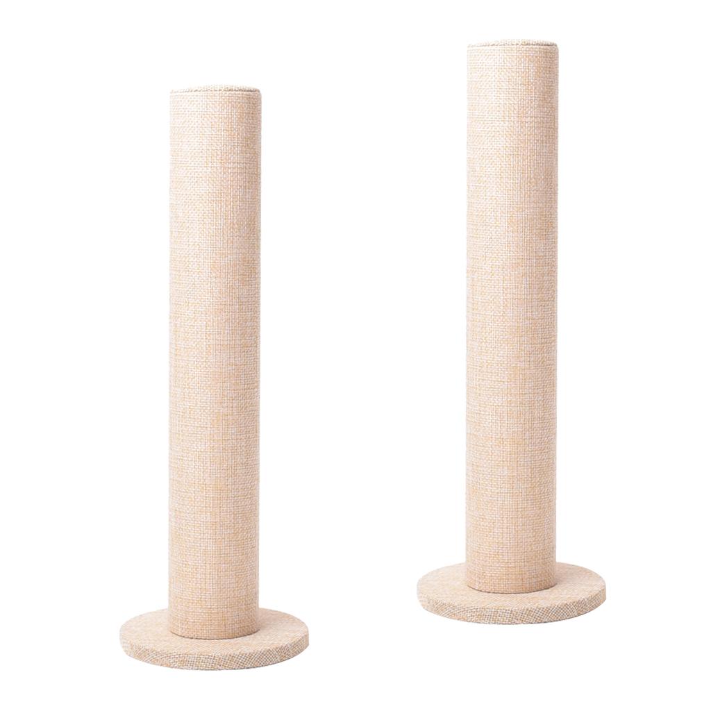 2 Pieces Vertical Tower Jewelry Bracelet Display Stand Bangle T-Bar Holder