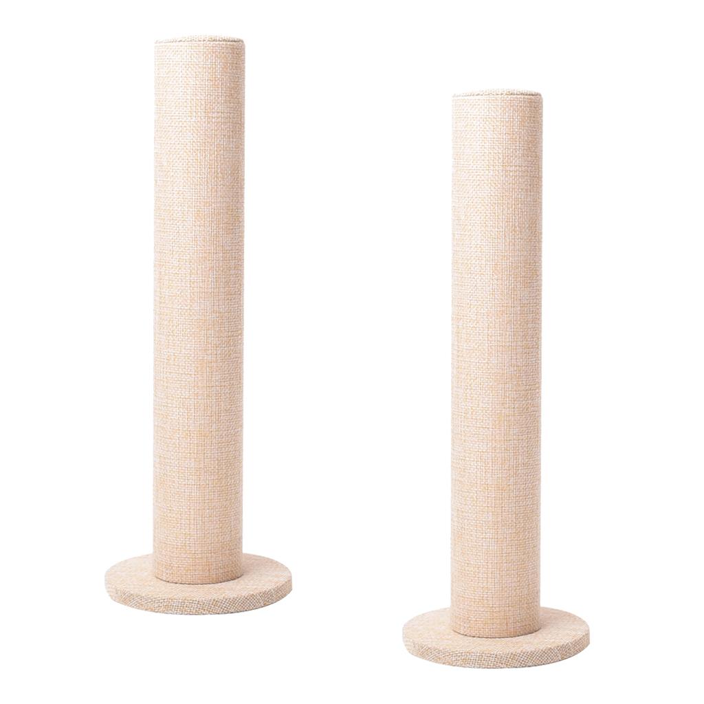 2 Pieces Vertical Tower Jewelry Bracelet Display Stand Bangle T-Bar Holder