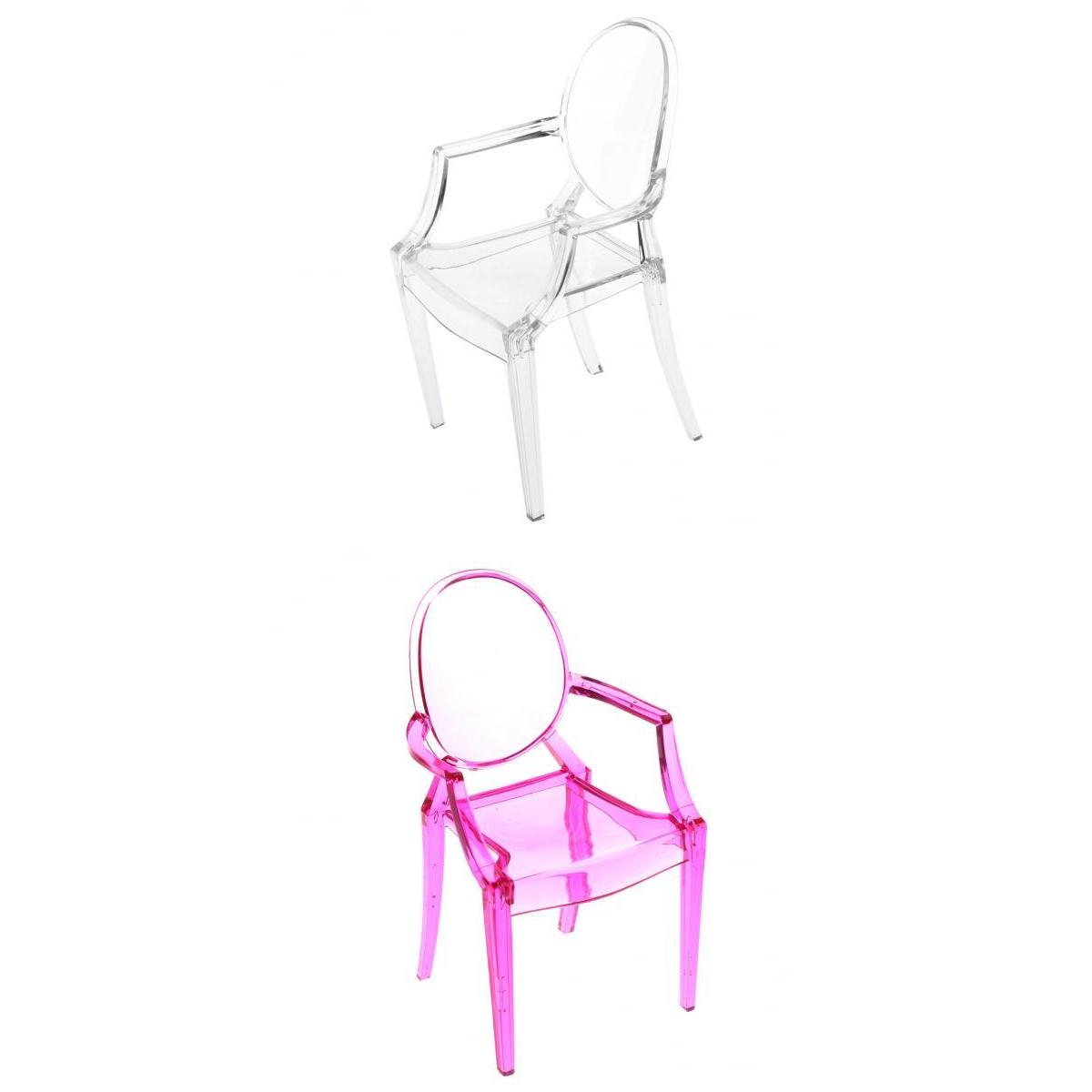 2pcs 1/6 Plastic Dining Chairs Furniture for 29cm Dolls Armchair