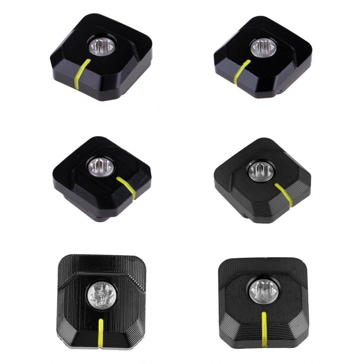 6 Pieces Golf Weight Screw and Movable Slider for 2017 Taylormade M1 Driver