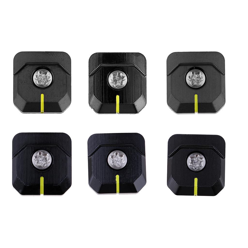 6 Pieces Golf Weight Screw and Movable Slider for 2017 Taylormade M1 Driver