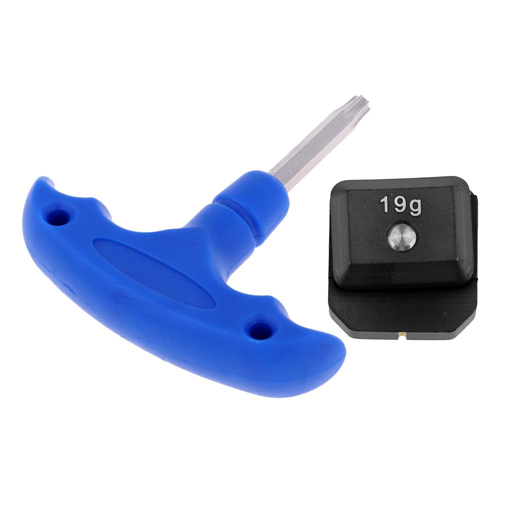19g Golf Weight with Screw Slider and Wrench for 2017 Taylormade M1 Driver