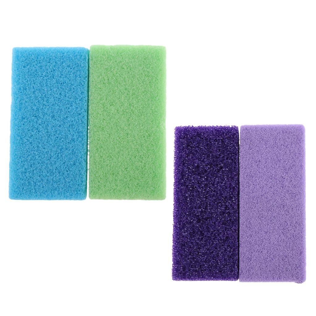 4pcs Volcanic+Pumice Foot Care Scrub Dead Hard Skin Callus Remover Pedicure