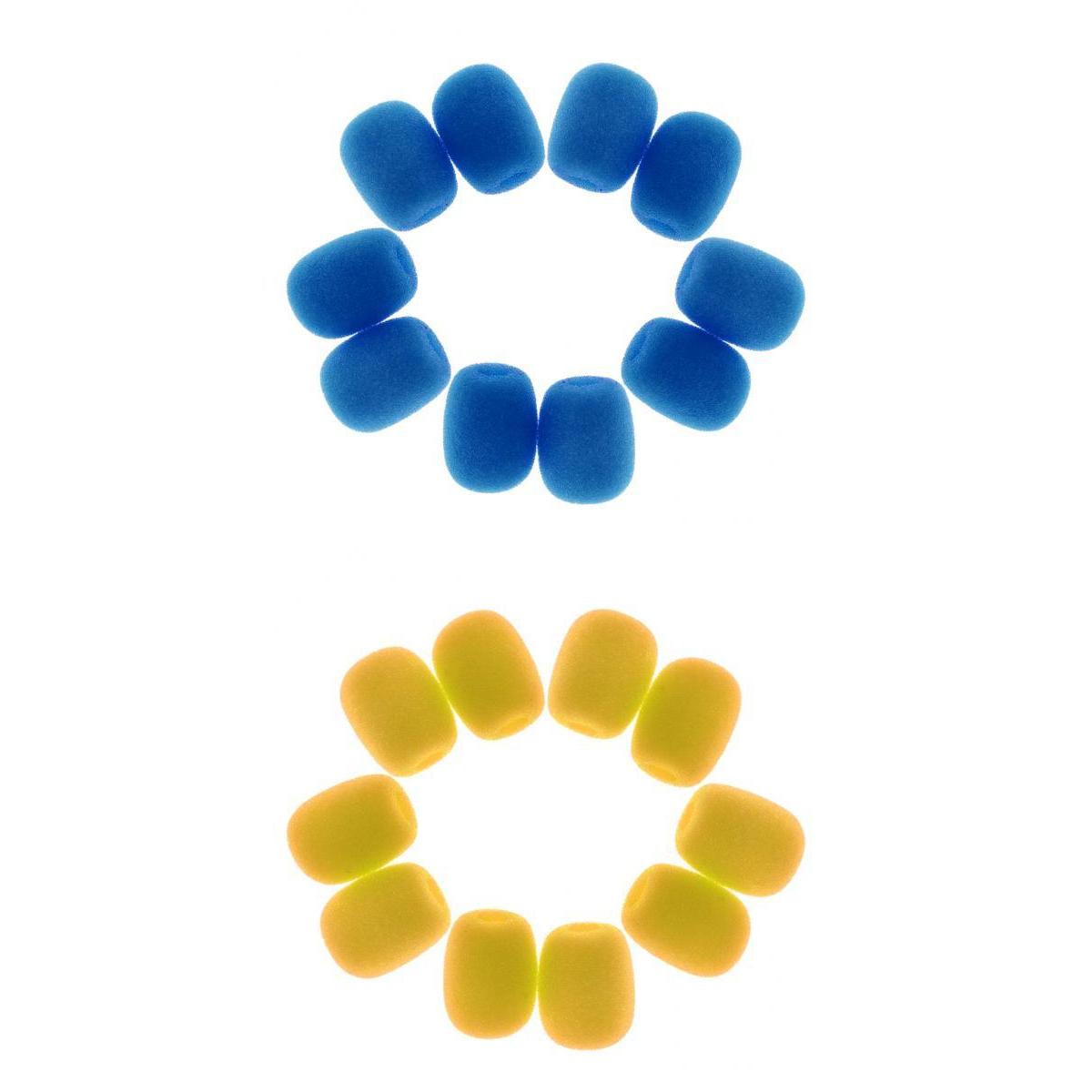 20 Pieces Mini Microphone Sponge Windscreen