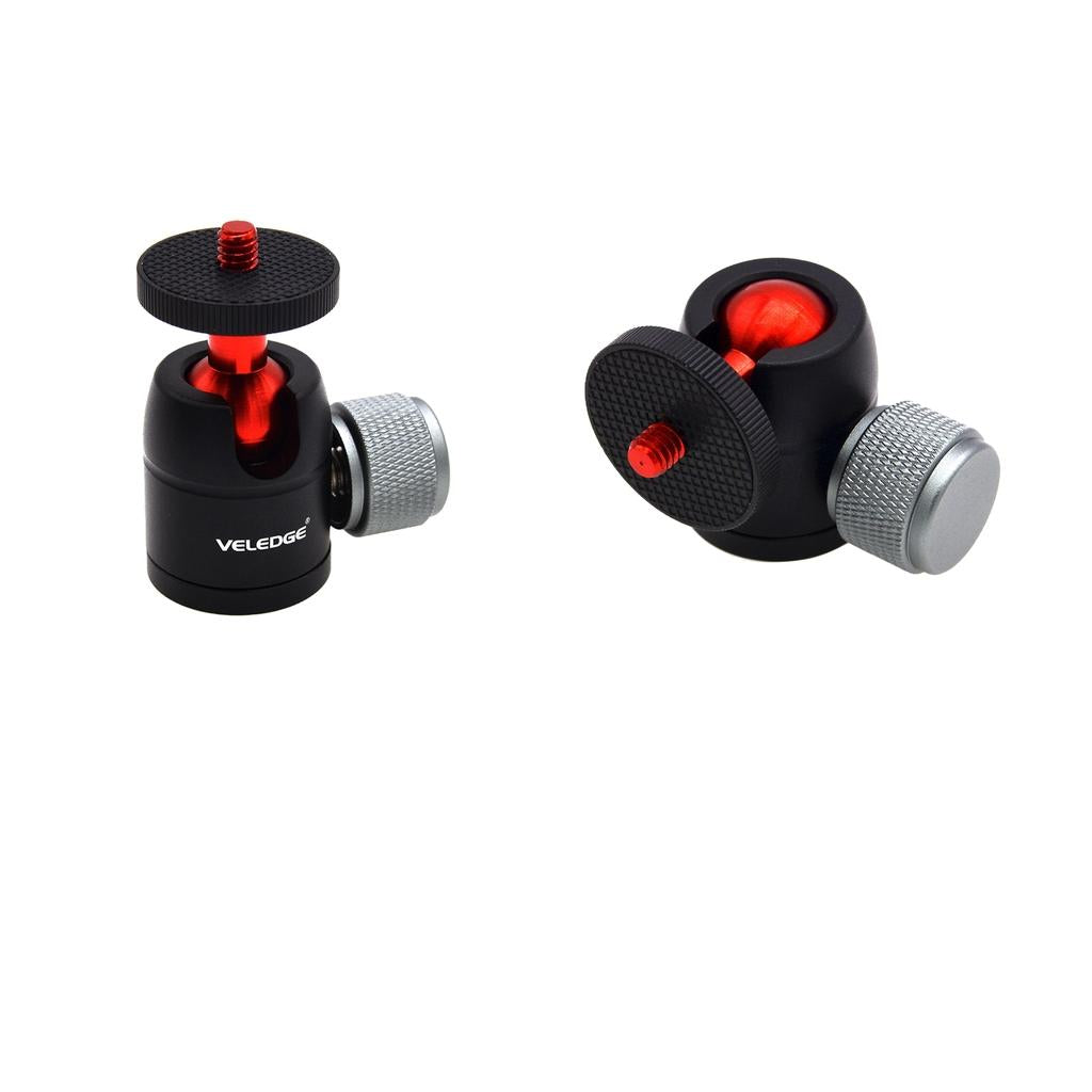 2 Pieces VD-M0 360 Degree 1/4 Screw Mini Ball Head Mount for Digital Camera"