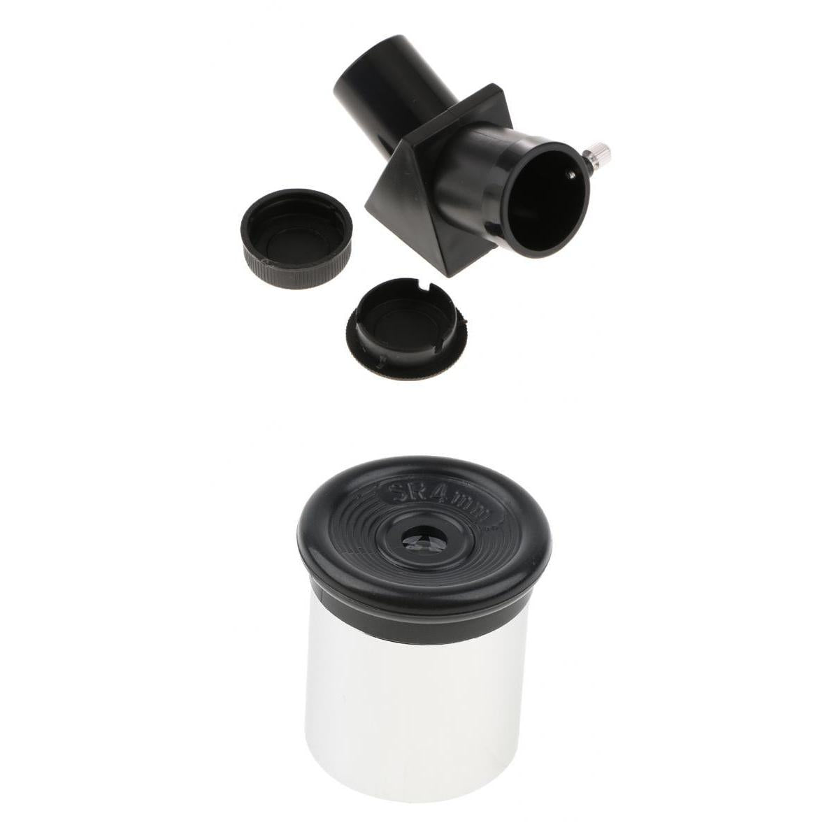 0.965 45 Degree Star Diagonal Mirror+SR4mm Eyepiece for Astronomy Telescope"