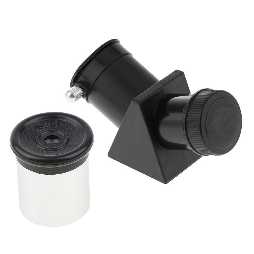 0.965 45 Degree Star Diagonal Mirror+SR4mm Eyepiece for Astronomy Telescope"