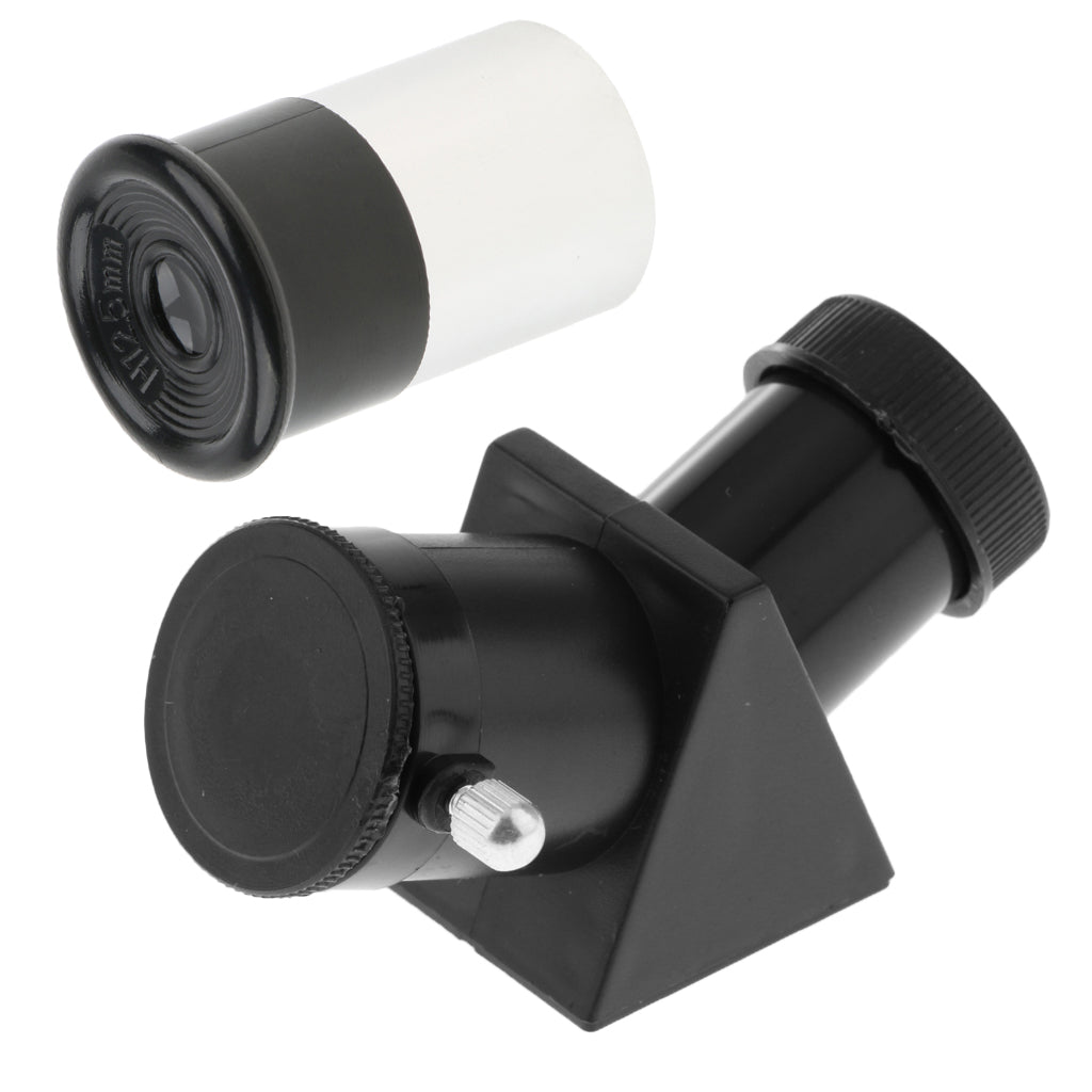 0.965 45-Deg Star Diagonal Mirror+H12.5mm Eyepiece for Astronomy Telescope"