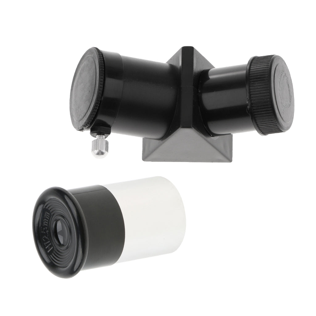0.965 45-Deg Star Diagonal Mirror+H12.5mm Eyepiece for Astronomy Telescope"