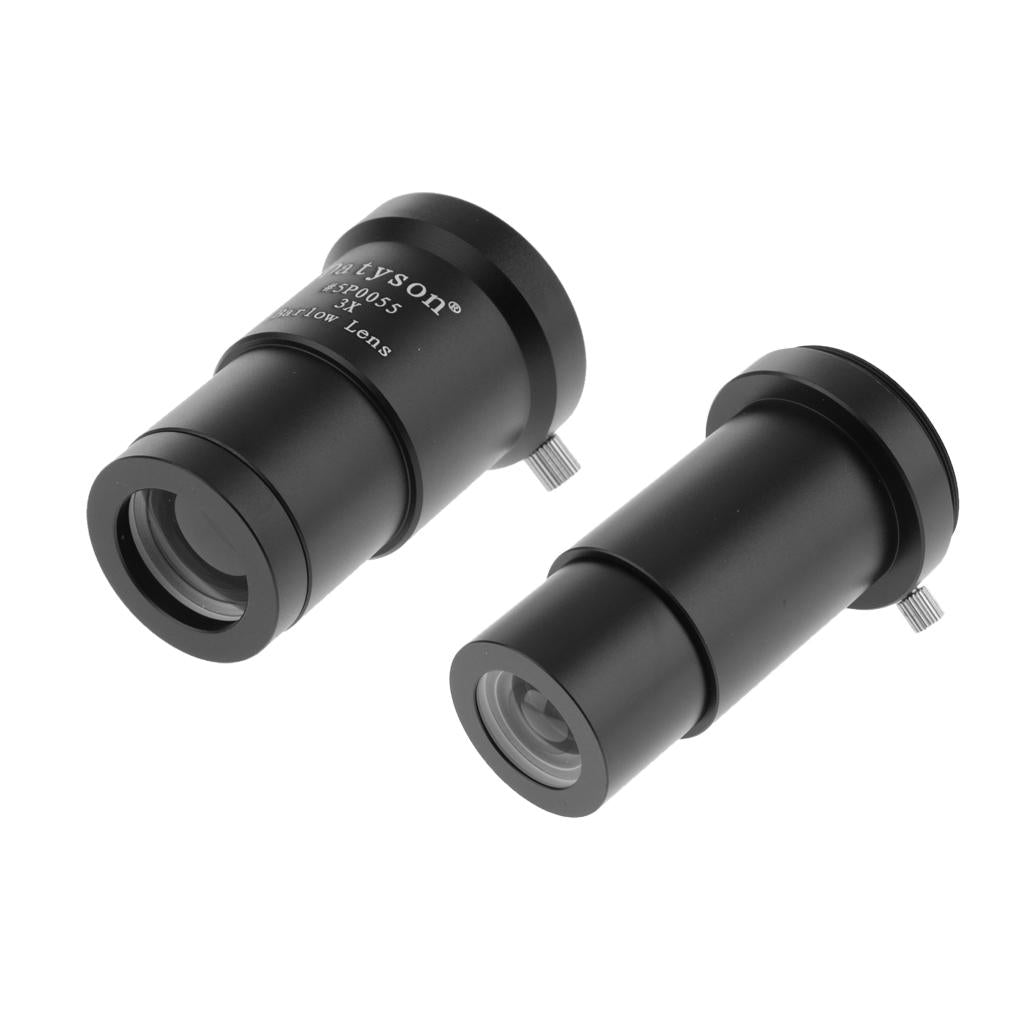 1.25'' 3X/5X Barlow Lens M42 Thread Ful Multi-coated for Telescopes Eyepiece