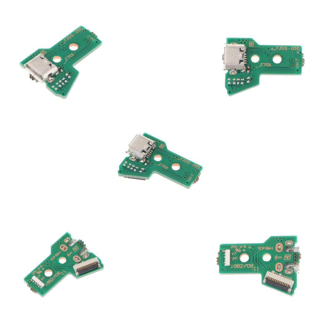 5XUSB Charging Port Socket Circuit Board JDS-055 for Sony PS4 5th Controller