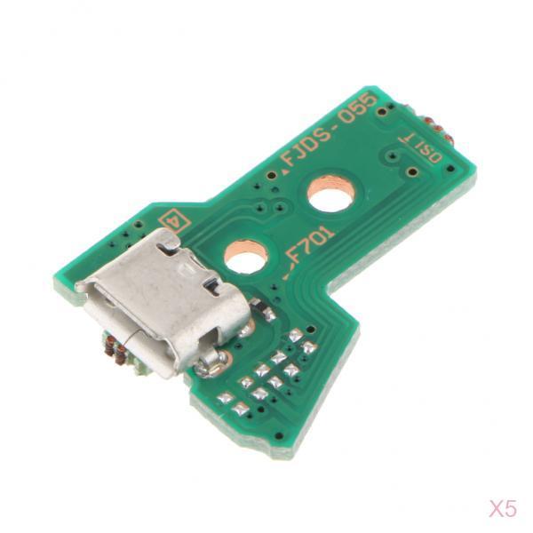5XUSB Charging Port Socket Circuit Board JDS-055 for Sony PS4 5th Controller