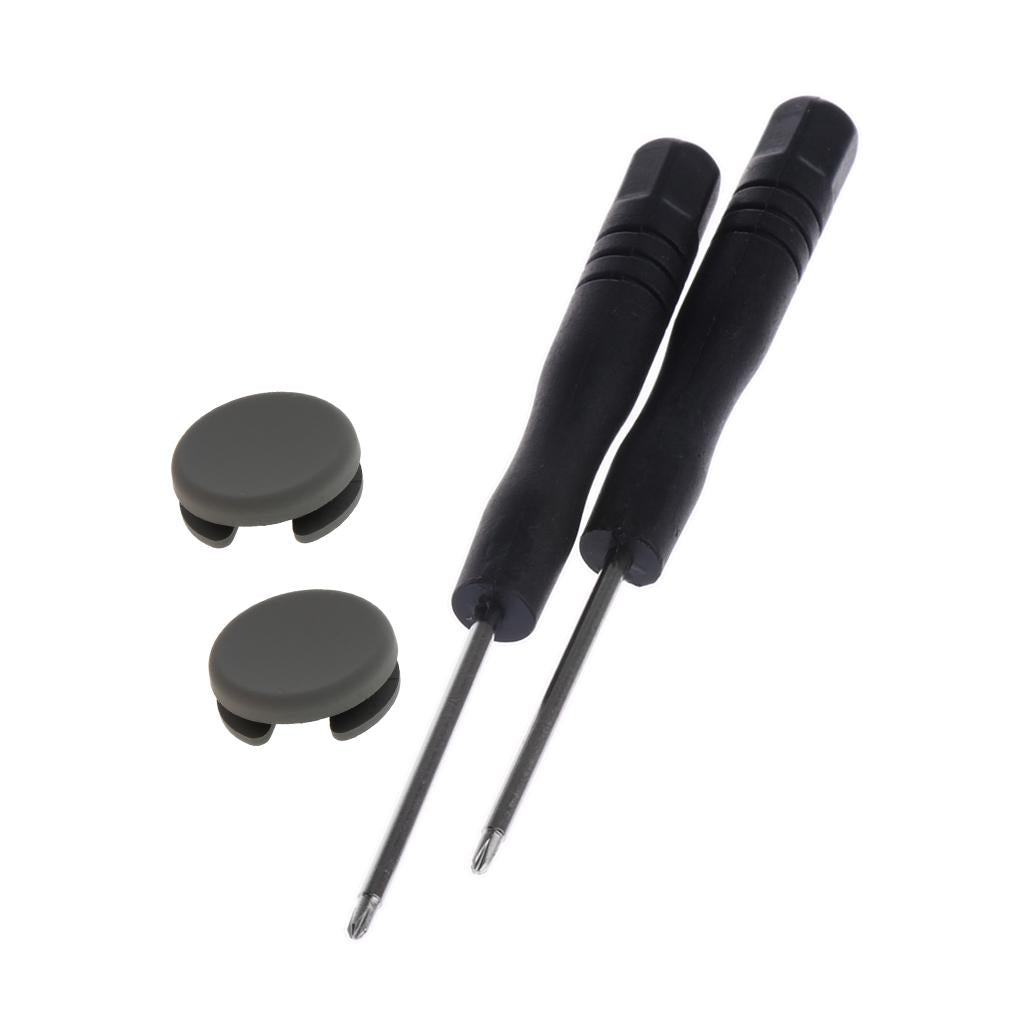 2x Analog Stick Thumb Joystick Cover + Tools for Nintendo 2DS New 3DS XL