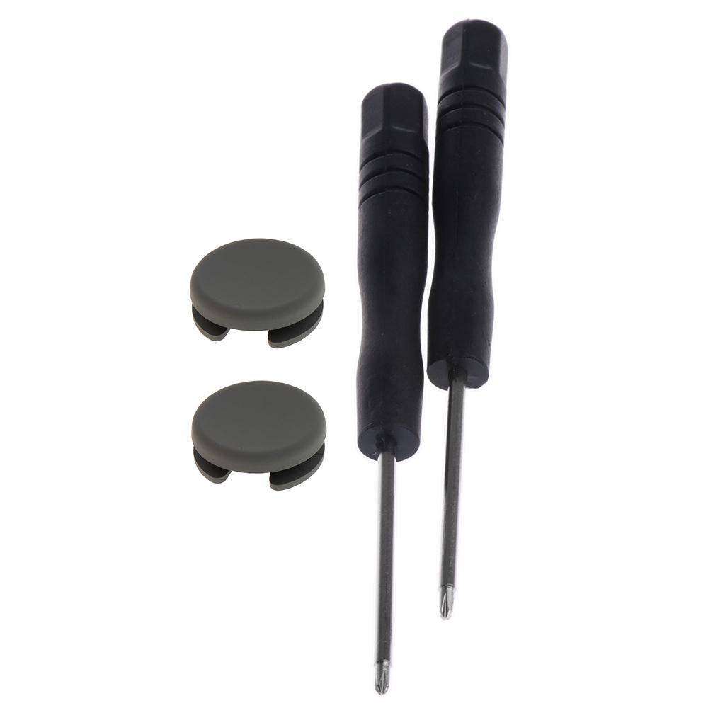 2x Analog Stick Thumb Joystick Cover + Tools for Nintendo 2DS New 3DS XL