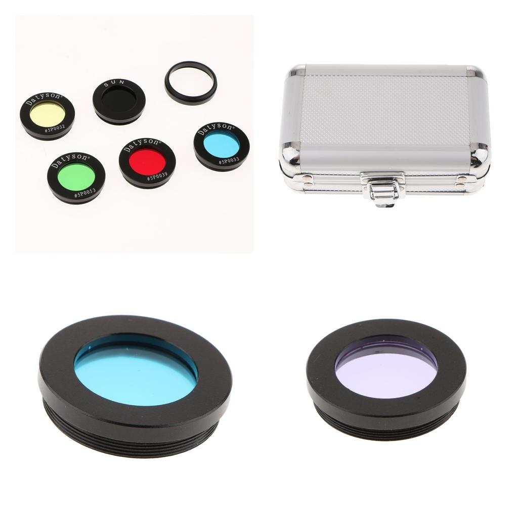 1.25 Nebula Filters Kit+ Adapter Ring+Carrying Case for Telescope Eyepiece"