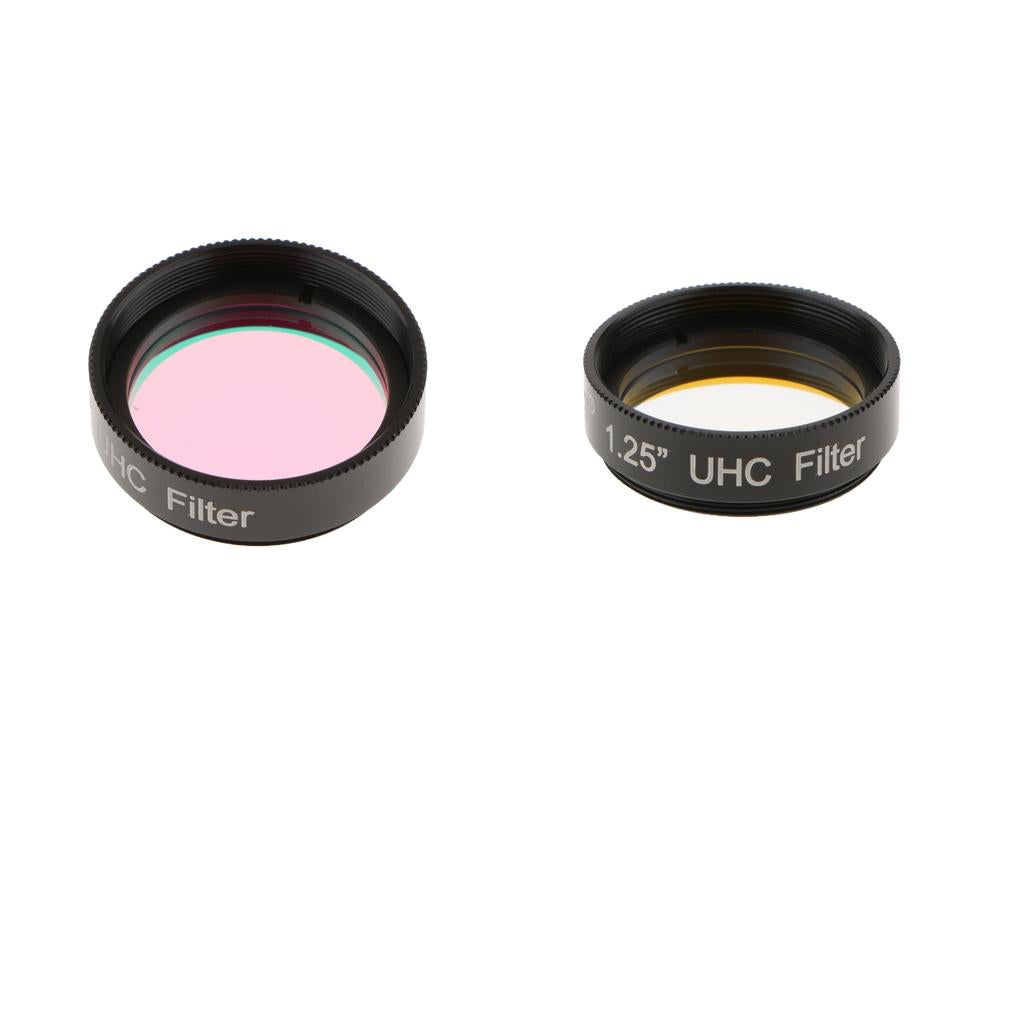 2X1.25 UHC Ultra High Contrast Reduces Light Pollution Filter for Telescope"