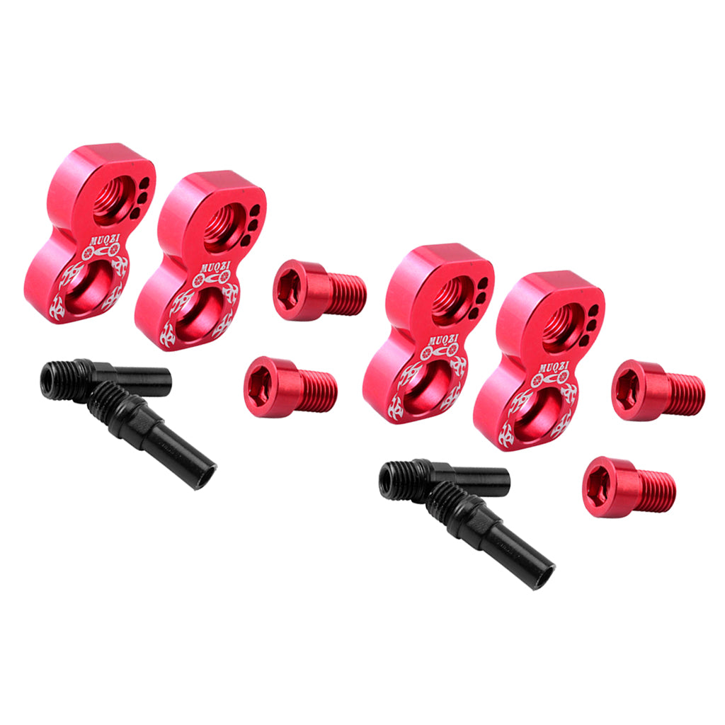 2Pcs V Brake Converter 20inch-451 Wheelset V Brake Lengther Accessories Red