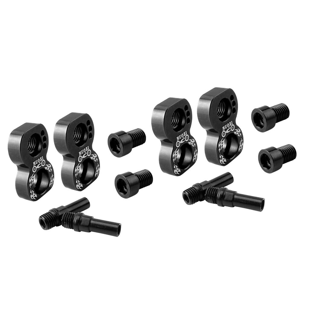 2Pc V Brake Converter 20inch-451 Wheelset V Brake Lengther Accessories Black