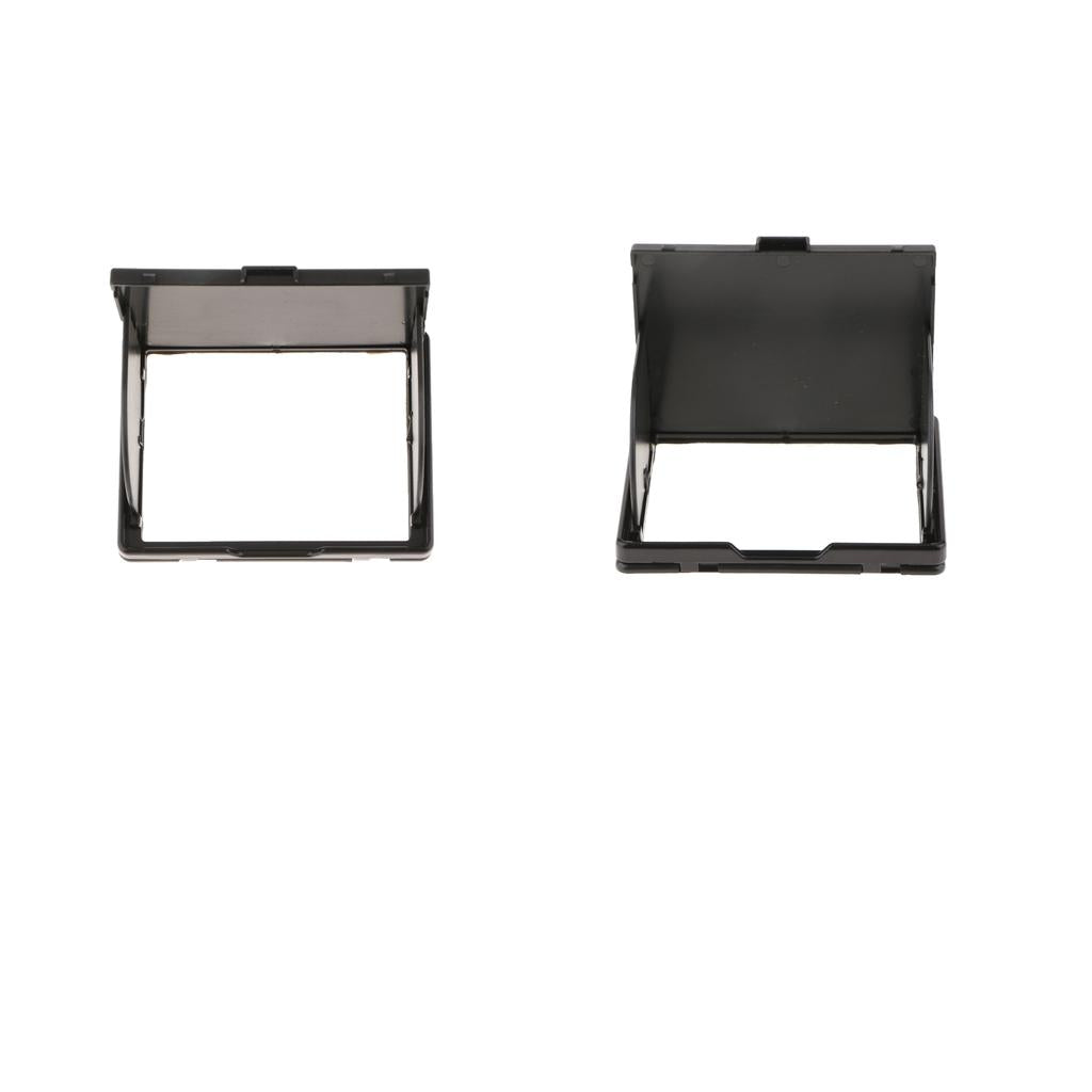 2 Pcs Universal 3 Foldable LCD Pop-up Hood Sun Shade Screen Protector Cover"