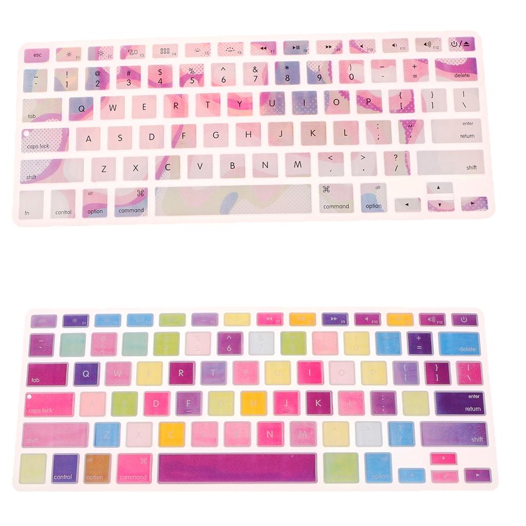 2pcs Ultra Waterproof Dust-proof Silicone Keyboard Cover Skin Dream
