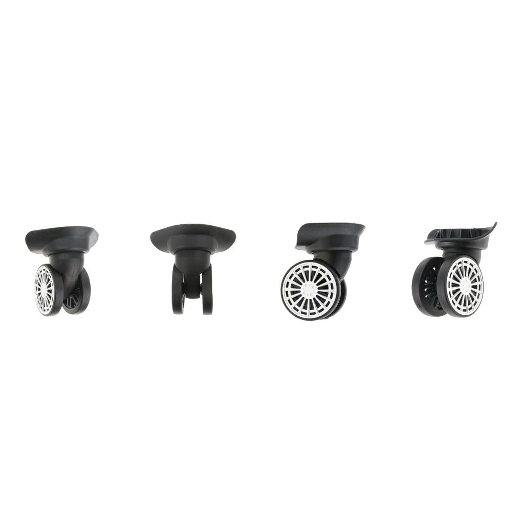 2Pairs Luggage Suitcase Mute Swivel Wheels Replacement Trolleys Casters A60#