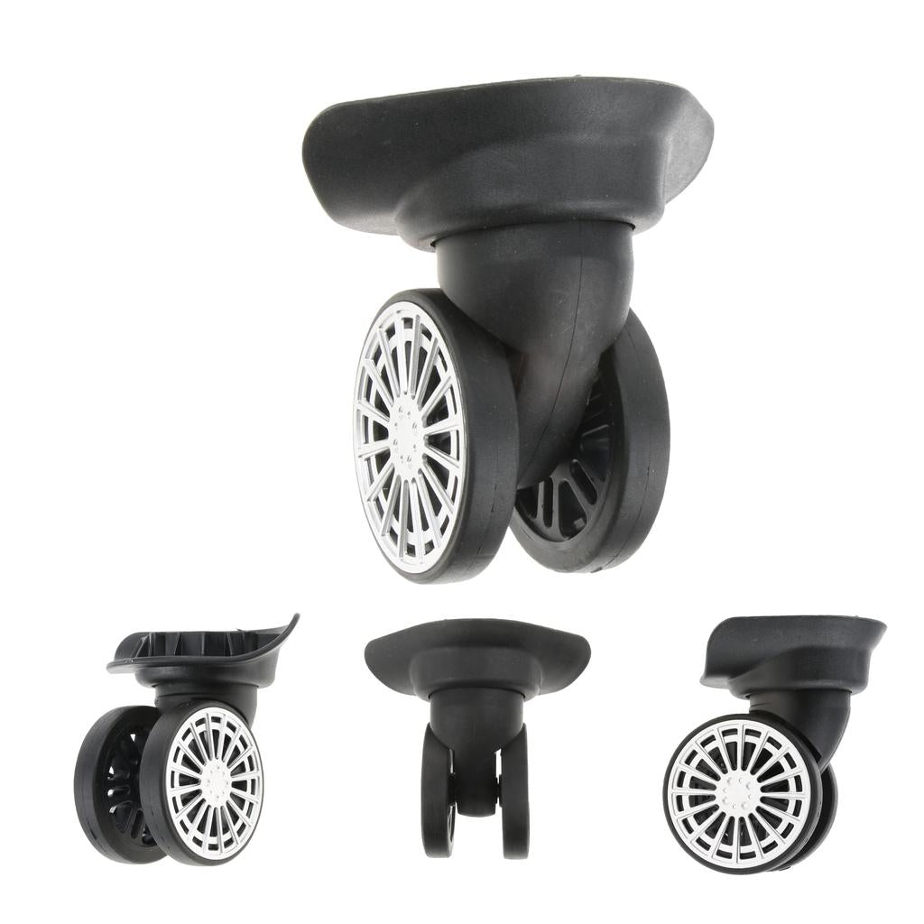 2Pairs Luggage Suitcase Mute Swivel Wheels Replacement Trolleys Casters A60#