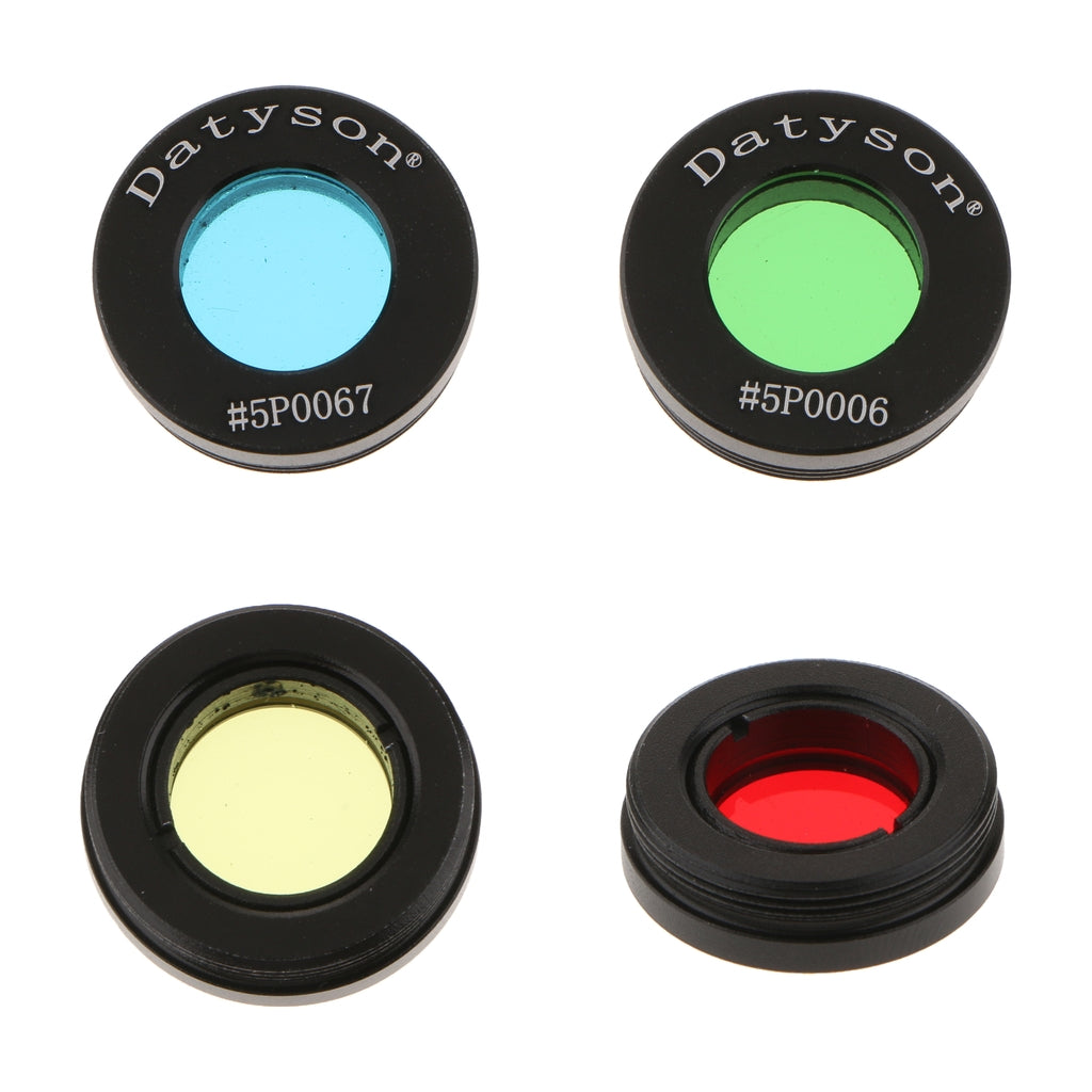 4 Pcs 0.965 Nebula Filter Standard 0.965inch Thread for Telescope Eyepiece"