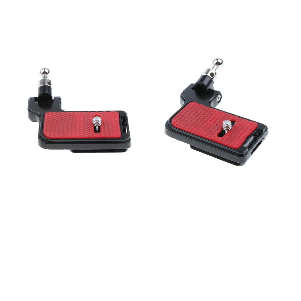 2 Pieces Camera F2 Quick Release Mount Plate w 1/4 Screw for Shoulder Strap"