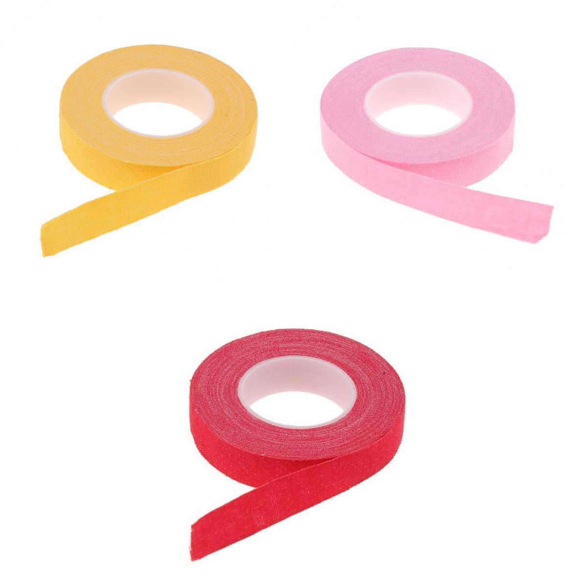 3 Rolls Cotton Anti Allergy Breathable Adhesive Tapefor Guzheng Pipa Picks