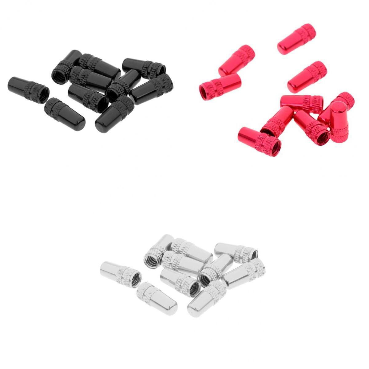 30Pcs MTB Bike Bicycle Aluminum Alloy Presta Valve Cap Dust Cover