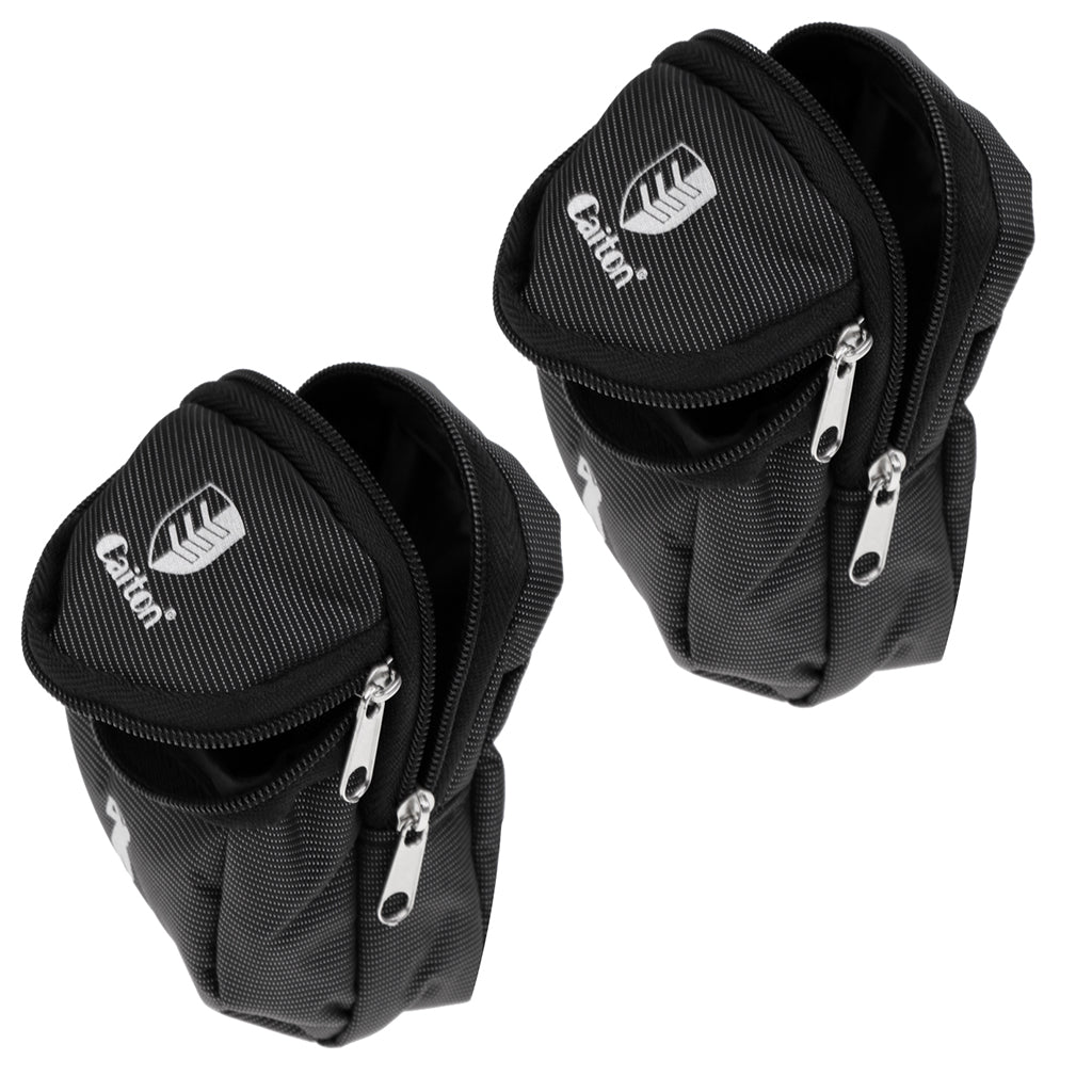 2PCS Portable Mini Golf Ball Holder Bag Holds Balls Tees Divot Tool