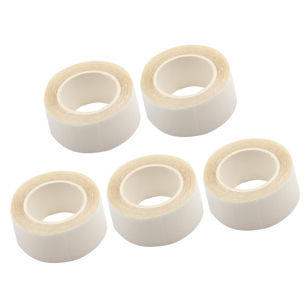 5 Rolls Clothes Double Sided Tape Modesty Toupee Body Adhesive Tape 2.3cmx5m
