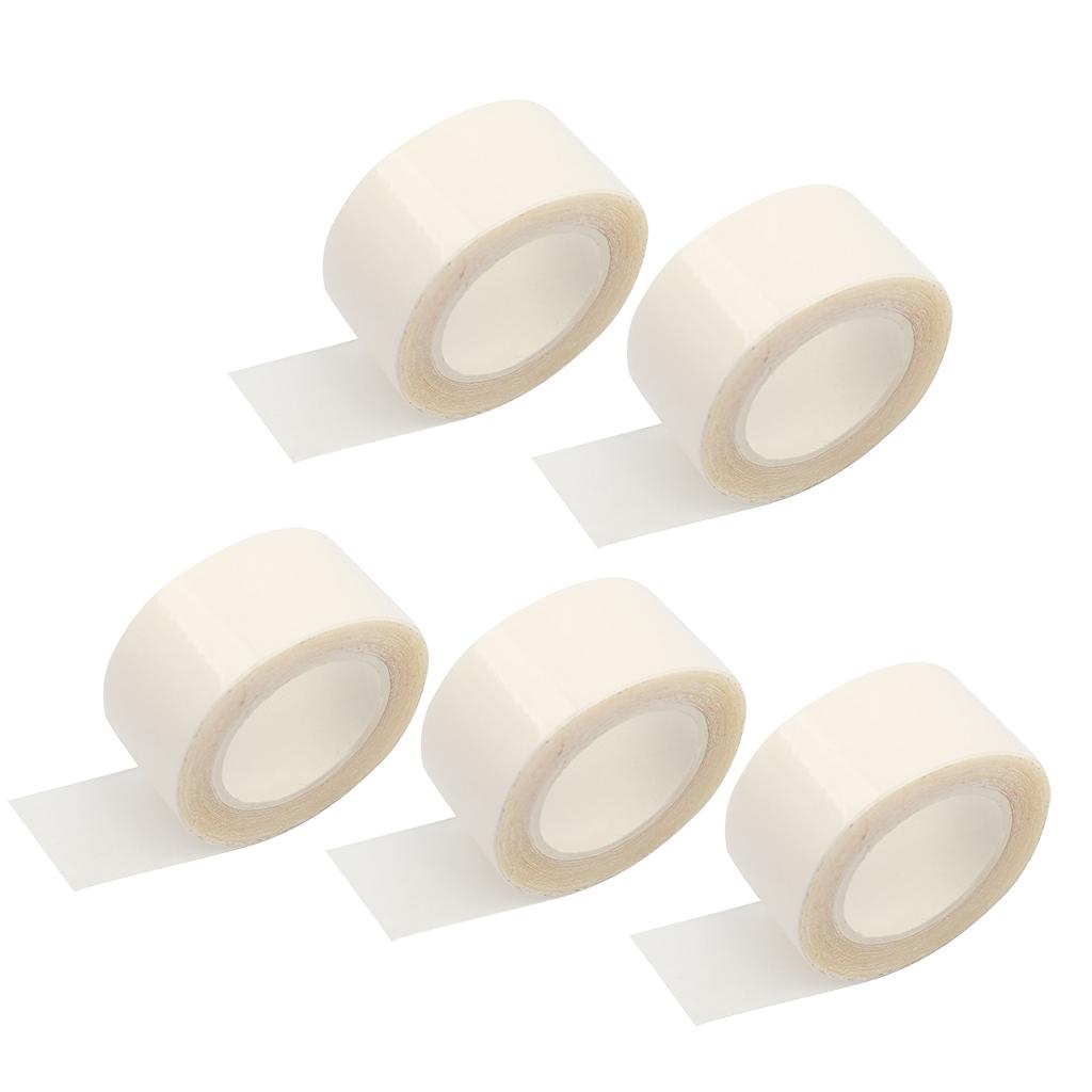 5 Rolls Clothes Double Sided Tape Modesty Toupee Body Adhesive Tape 2.3cmx5m