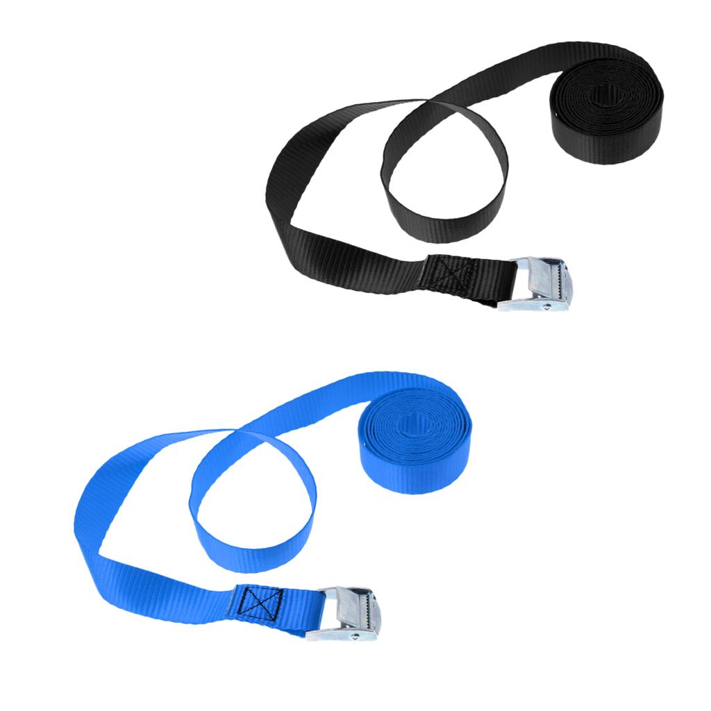 2PCS Kayak Tie Down Strap for Surfboard/SUP/Boat/Truck/Roof Rack