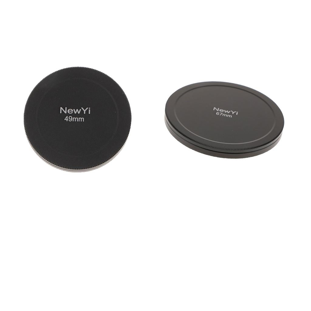 67mm 49mm Camera Lens Filter Storage Cap Case Metal Protection Box Covers
