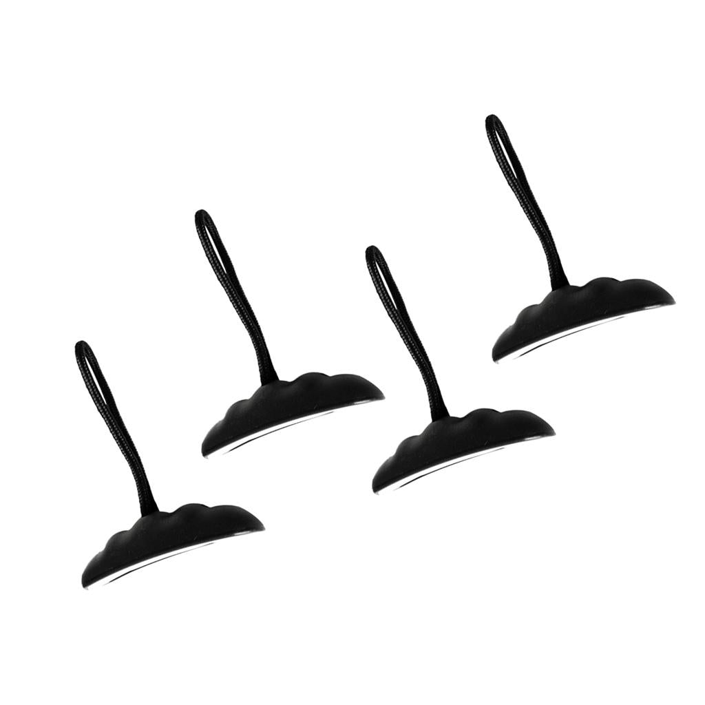 4 Pieces Universal Kayak Carry Grip Handle Pull Handle with Braided Cord